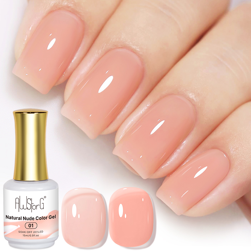 AWStorG 15ML Natural Nude Pink - Nail Art Natural Pink review and price