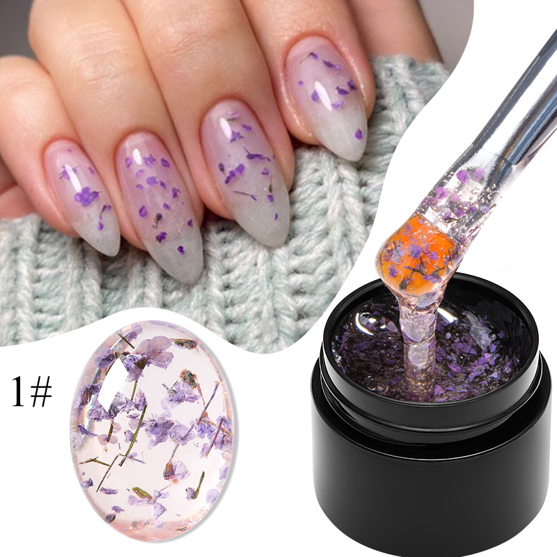 MEET ACROSS 5ml Pink Dried Flo - Nail Art Natural Pink review and price