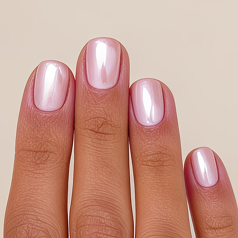Pink Mother-Of-Pearl Enhancer  - Nail Art Natural Pink review and price