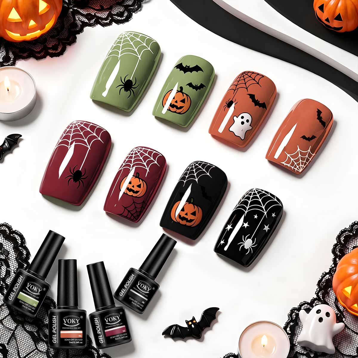 4-Pack of Olive Green, Orange, - Nail Art Burgundy review and price