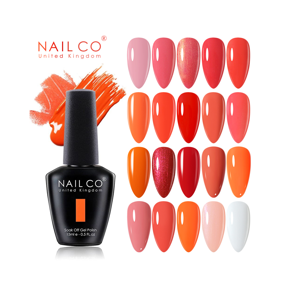 NAILCO 15ml Orange Red Pink Co - Nail Art Natural Pink review and price