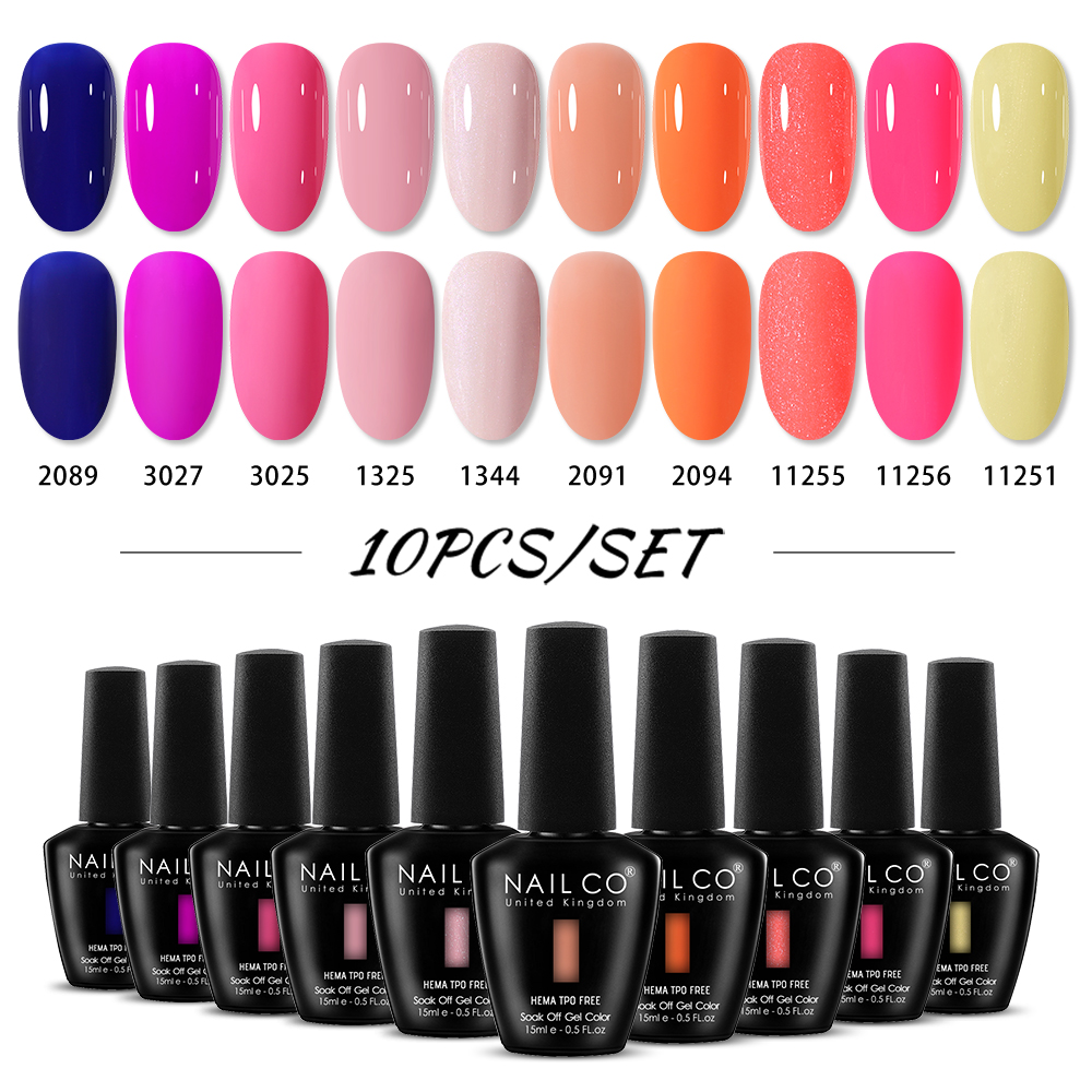 NAILCO 15ml 10pcs/Set HEMA TPO - Nail Art Natural Pink review and price