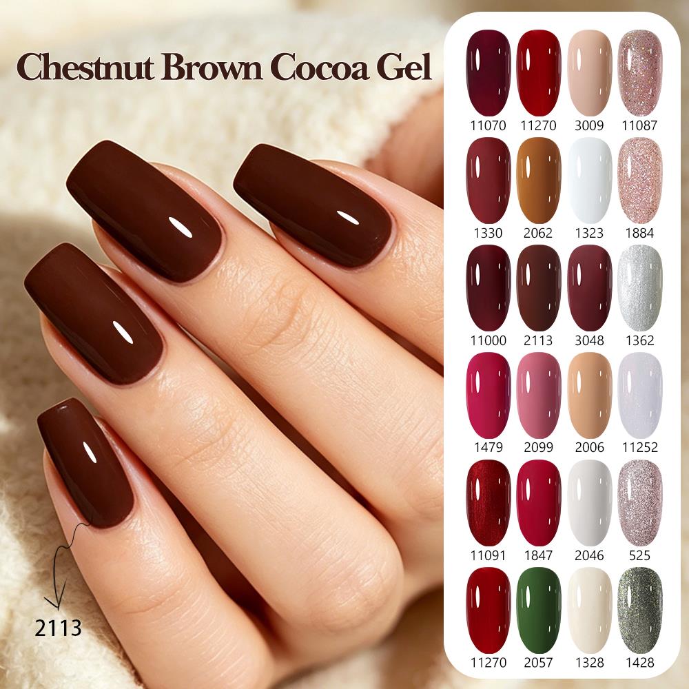 Clou Beaute Autumn Winter Gel  - Nail Art Burgundy review and price