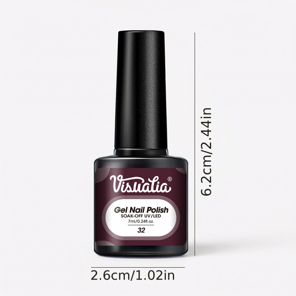 Visuatia 7ml Burgundy Red Nail - Nail Art Burgundy review and price