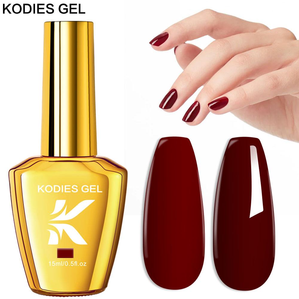 KODIES GEL Burgundy Red Gel Na - Nail Art Burgundy review and price