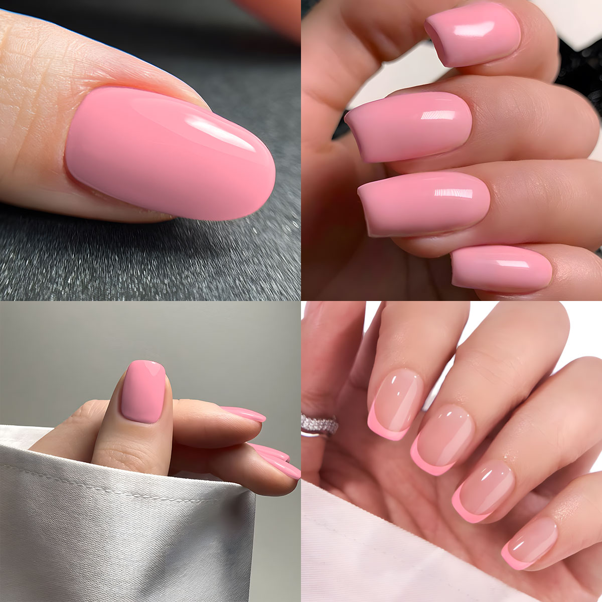 VOKY four-piece nude pink crea - Nail Art Natural Pink review and price